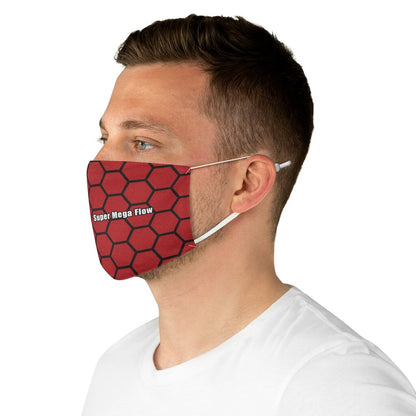 Super Mega Flow Rote Gesichtsmaske