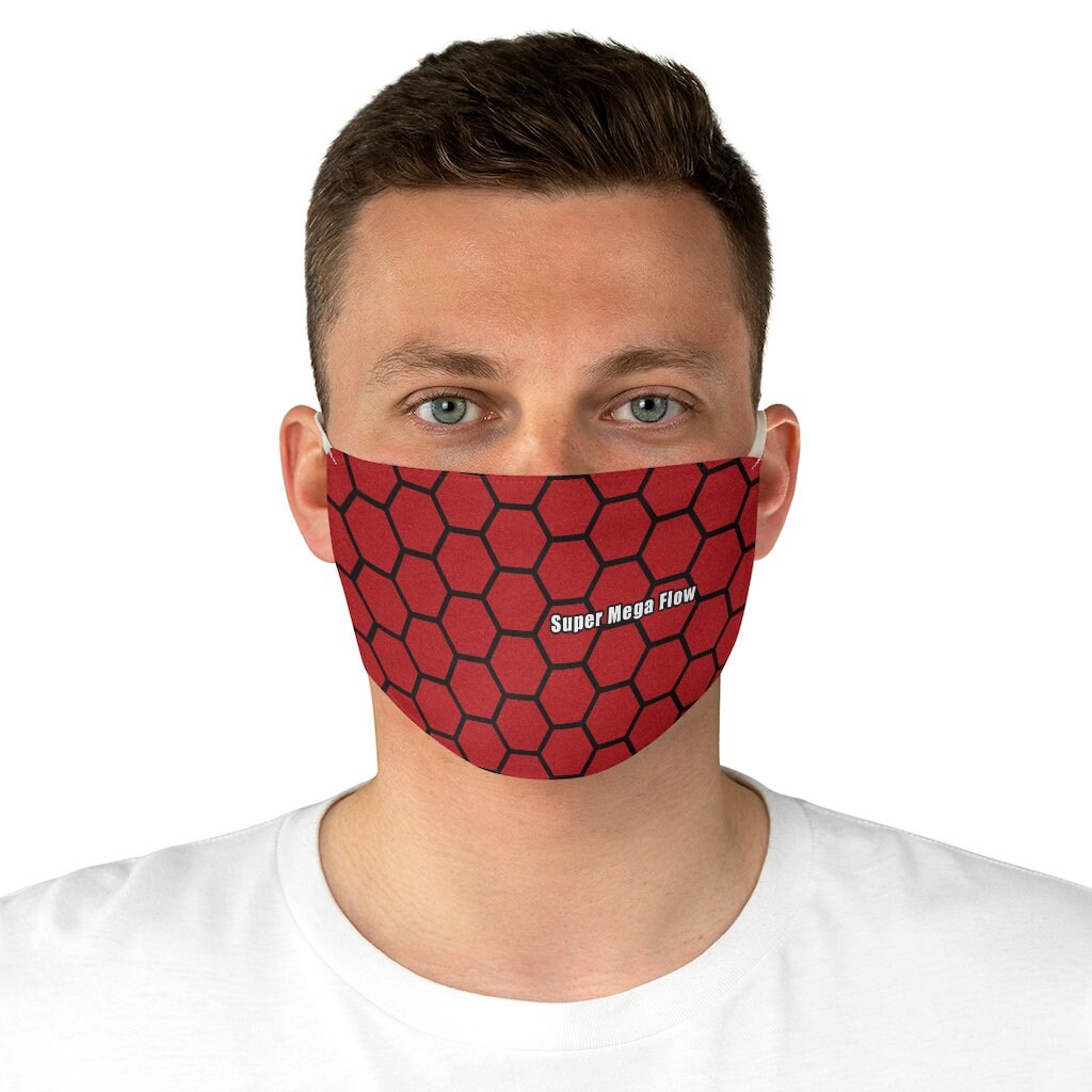 Super Mega Flow Rote Gesichtsmaske