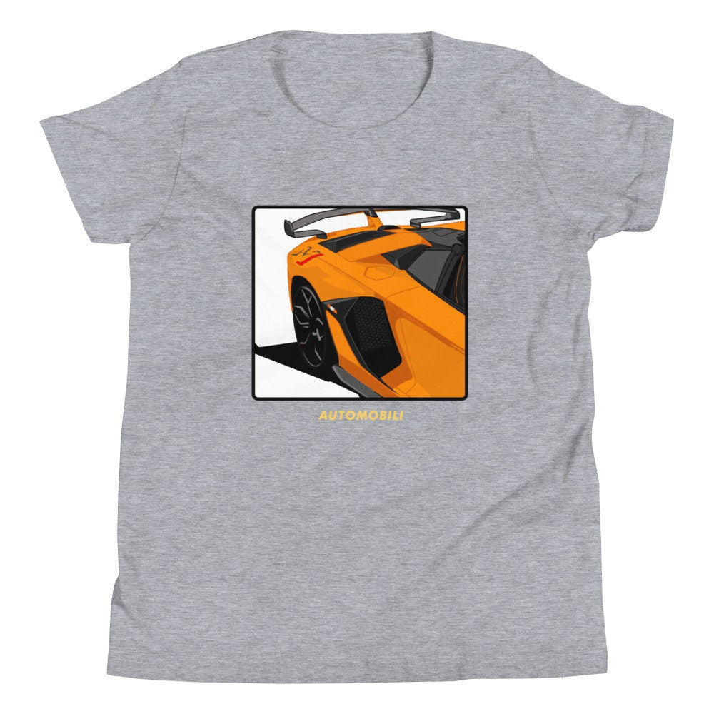 Supercar Automobili Youth Short Sleeve T-Shirt