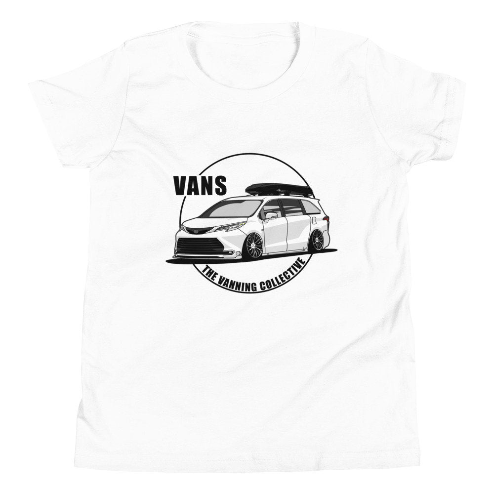 The Vanning Collective Stanced Minivan Youth Short Sleeve T-Shirt