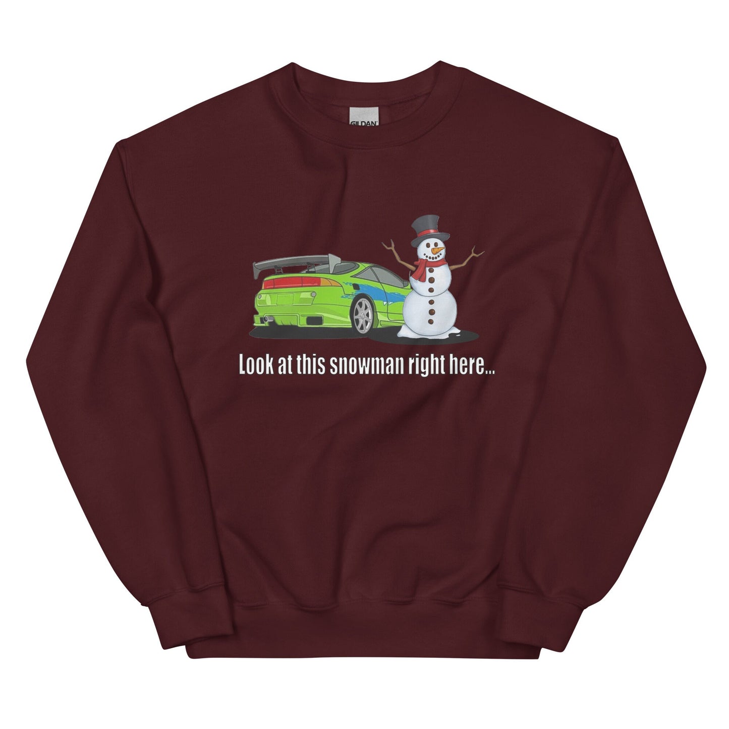 Look at this Snowman Unisex Sweatshirt