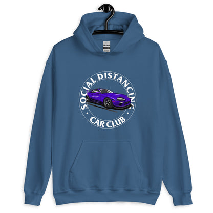 JZA80 JDM 2JZ Social Distancing Car Club Unisex Hoodie