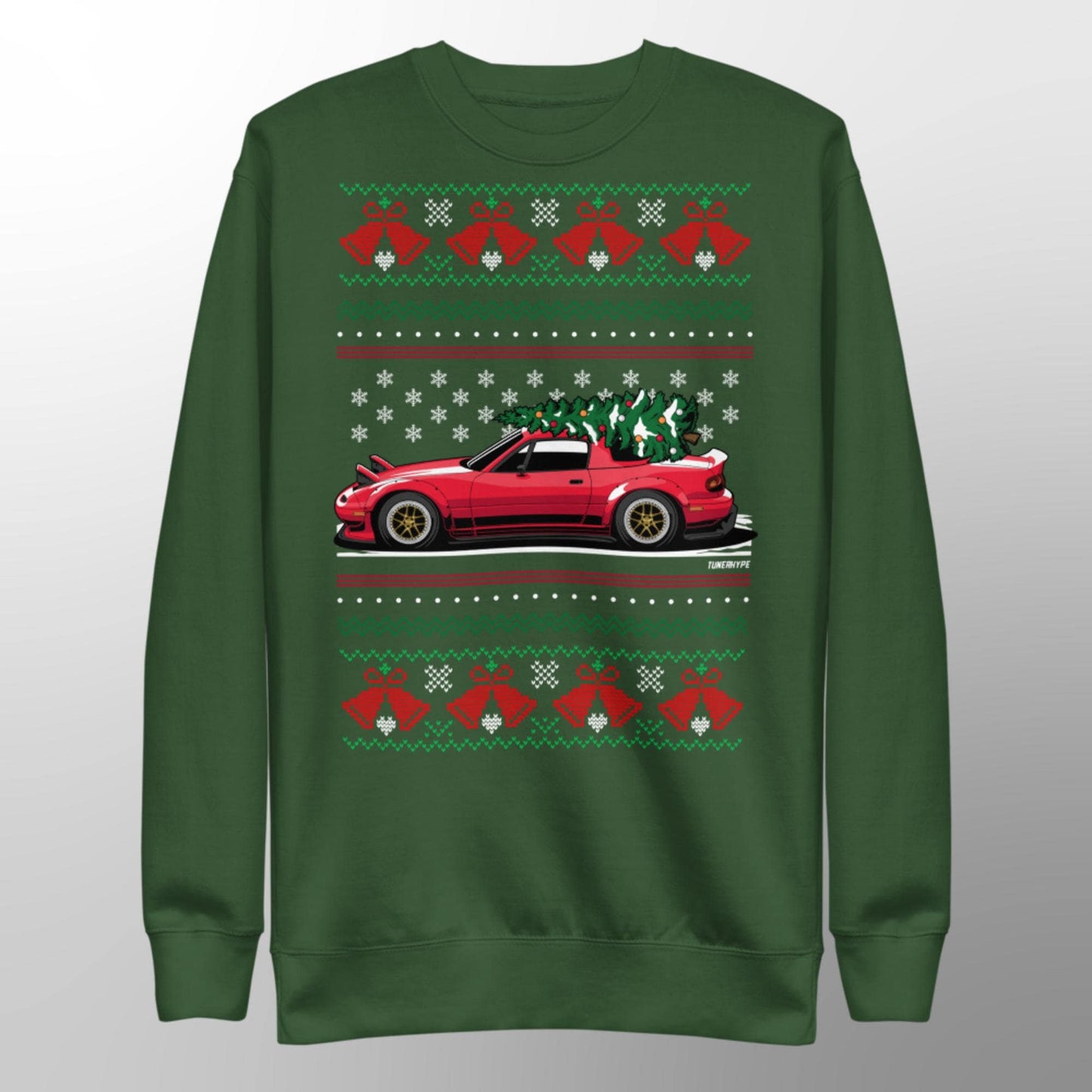 Hässlicher Weihnachtspullover - Mazda Miata - Hässlicher Weihnachtspullover - Weihnachtsgeschenk für Autofahrer, Lustiges Weihnachtsgeschenk, Miata-Geschenk, RX7-Geschenk