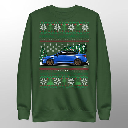 Hässlicher Weihnachtspullover - Subaru WRX STI