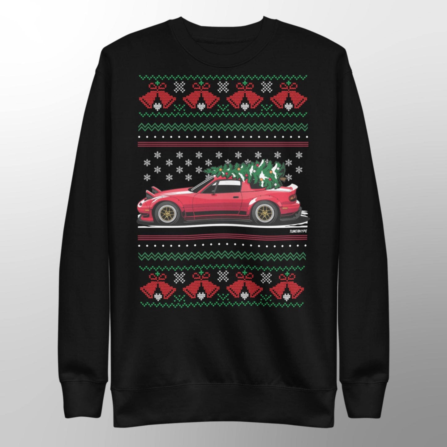 Hässlicher Weihnachtspullover - Mazda Miata - Hässlicher Weihnachtspullover - Weihnachtsgeschenk für Autofahrer, Lustiges Weihnachtsgeschenk, Miata-Geschenk, RX7-Geschenk