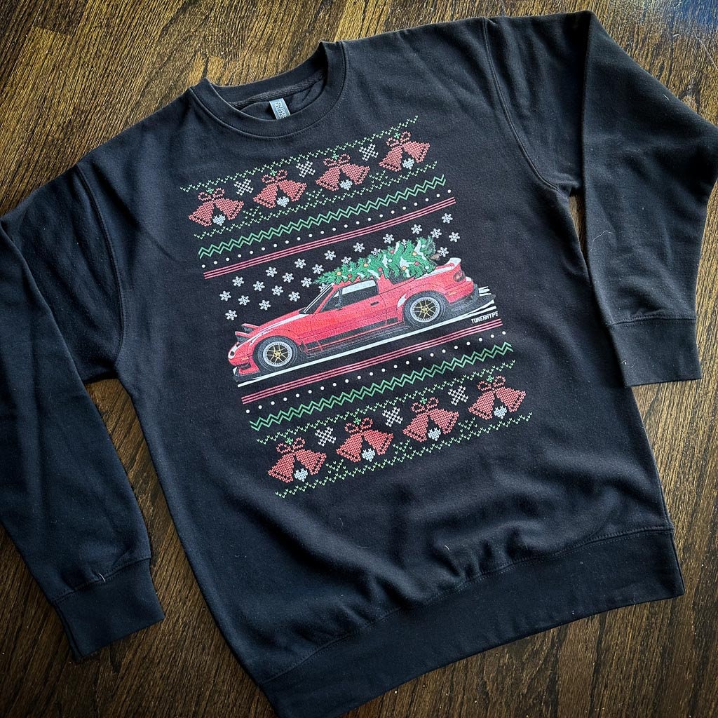 Hässlicher Weihnachtspullover - Mazda Miata - Hässlicher Weihnachtspullover - Weihnachtsgeschenk für Autofahrer, Lustiges Weihnachtsgeschenk, Miata-Geschenk, RX7-Geschenk