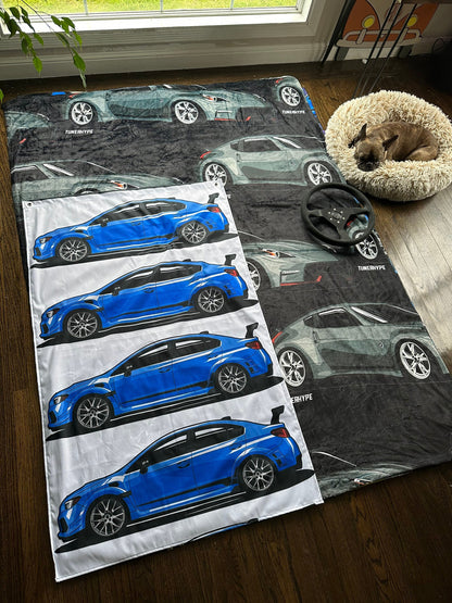 Nissan 370z Nismo Edition All Over Print Decke - Auto Typ Weihnachtsgeschenk, Lustiges Weihnachtsgeschenk, Nissan 350z Geschenk, Nismo Geschenk