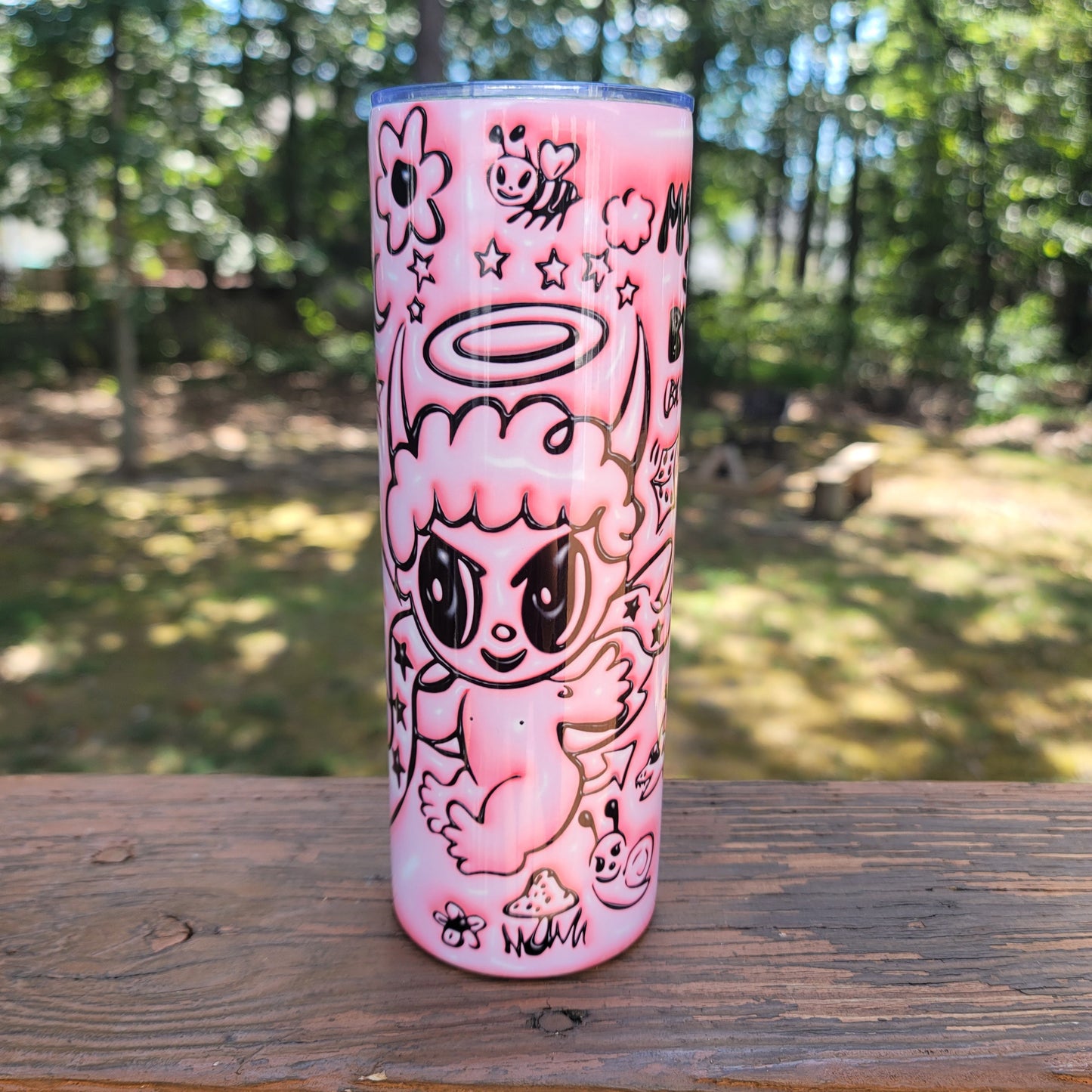 Benutzerdefinierte Bichota Saison Karol G Mañana Será Bonito Pink Design 20 Oz Tumbler