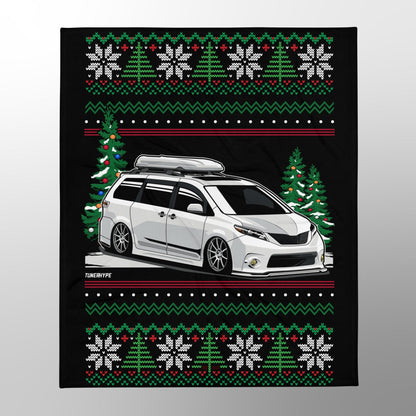 Hässliche Weihnachtsdecke - Toyota Sienna AIR'd OUT - Hässlicher Weihnachtspullover, Weihnachtsgeschenk für Autofahrer, Lustiges Weihnachtsgeschenk, Hässlicher Weihnachtspullover