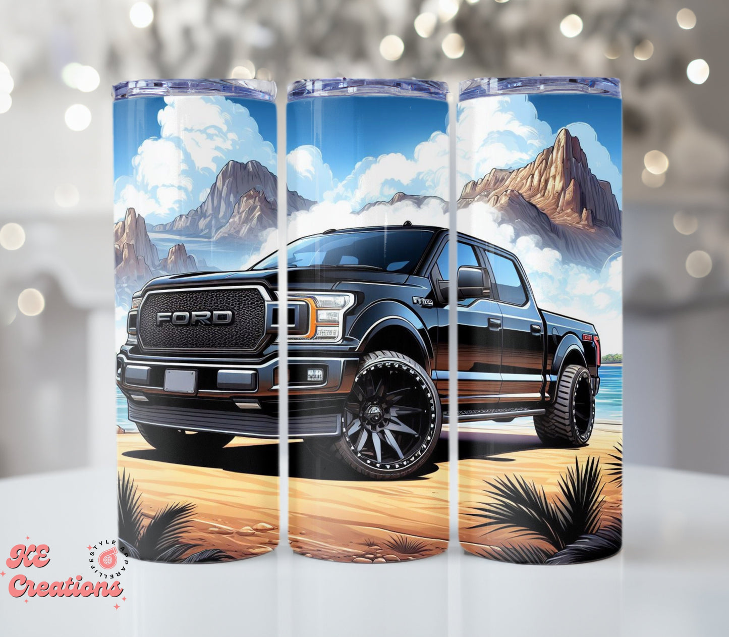 Custom 20oz Stainless Tumbler| Ford Truck