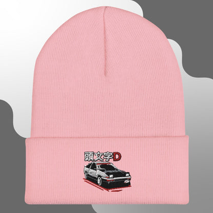 Beanie mit Stickerei „Toyota AE86“