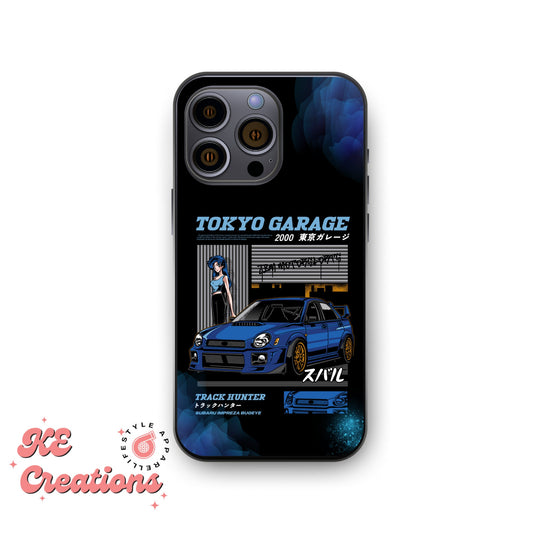 JDM Tokyo Garage Custom iPhone 13, 14, 15 Hülle | Pro, Pro Max, Plus, Mini