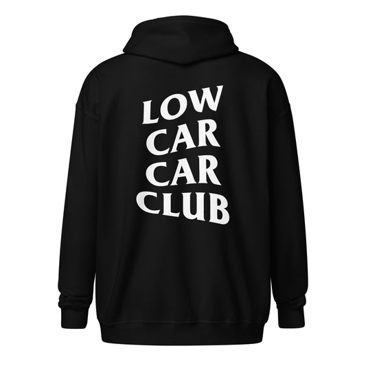 Low Car Car Club Zip Hoodie