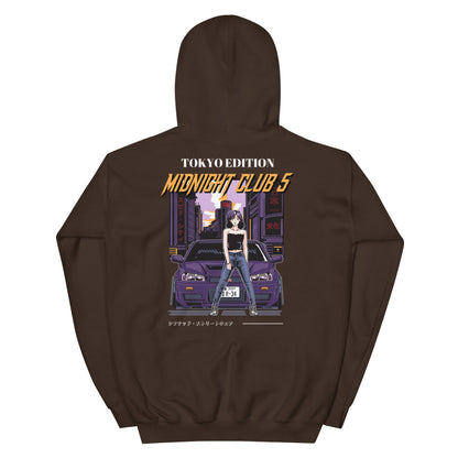 Embroidered Midnight Club 5 Anime Hoodie