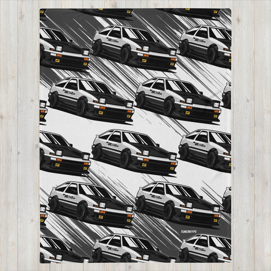 Toyota Sprinter Trueno AE86 - Limitierte Decke mit Allover-Print