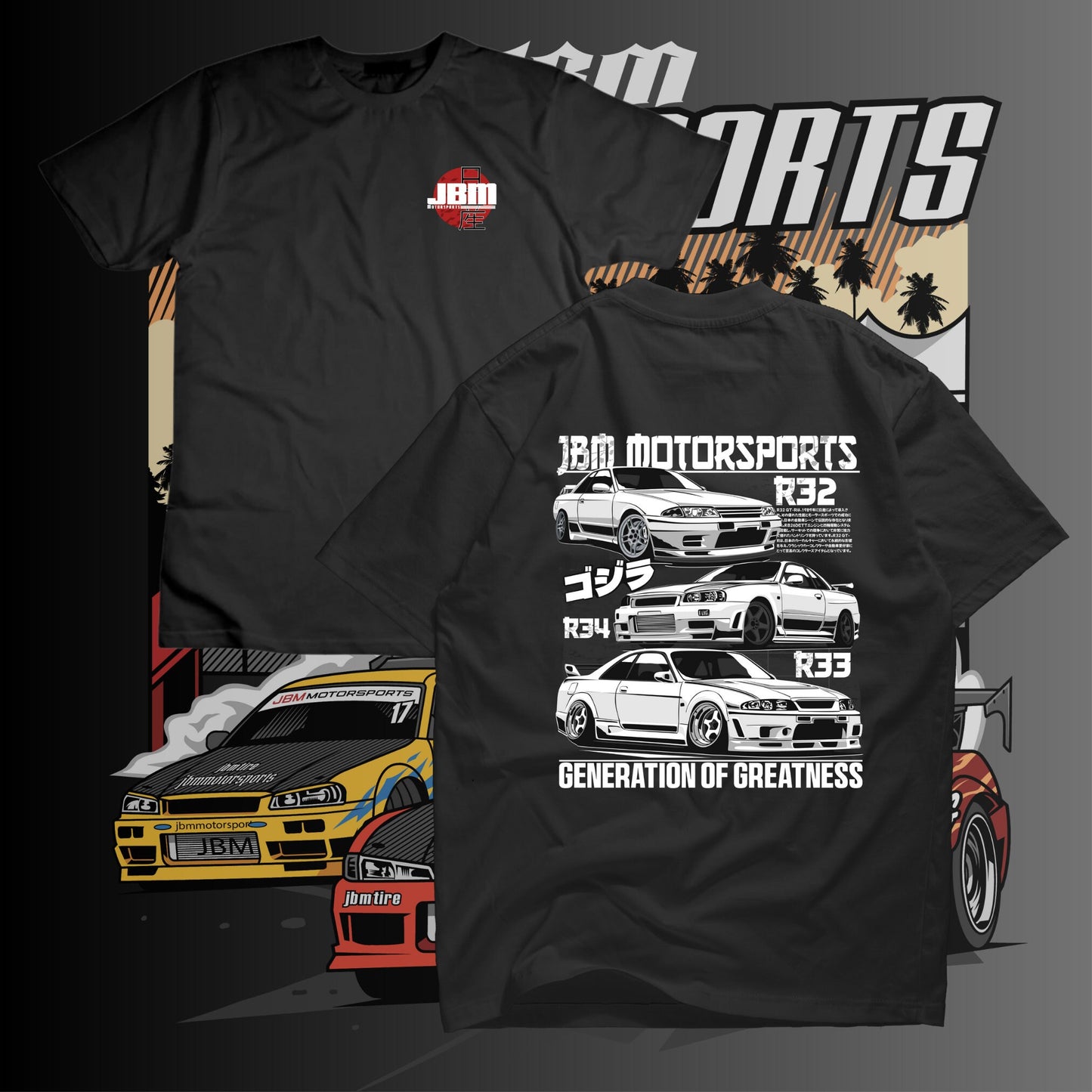 JBM - Gtr Generations of Greatness Tshirt