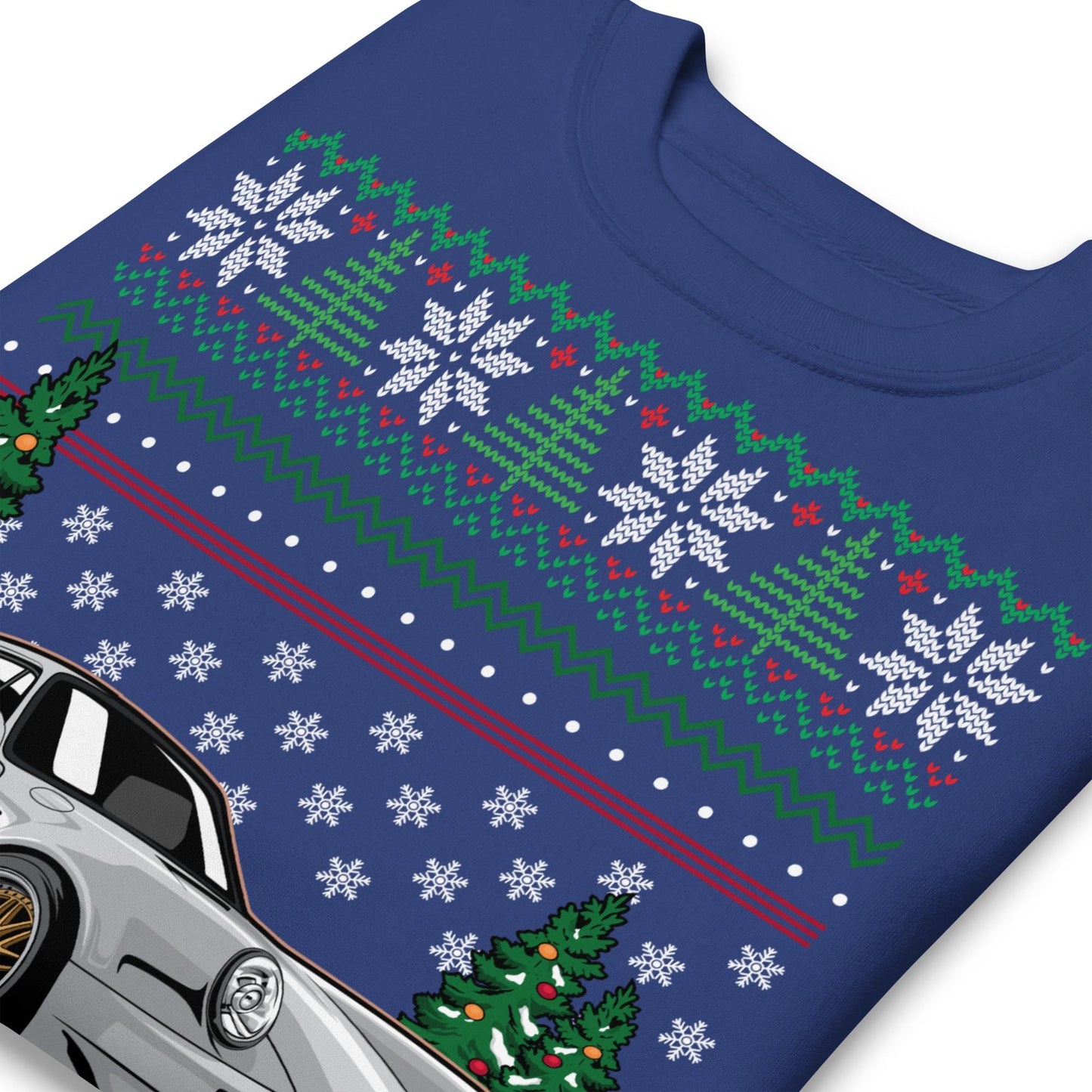 Hässlicher Weihnachtspullover - Porsche 911 964 in Grau - Hässlicher Weihnachtspullover - Weihnachtsgeschenk für Autofahrer, Lustiges Weihnachtsgeschenk, 911-Geschenk, Porsche-Geschenk