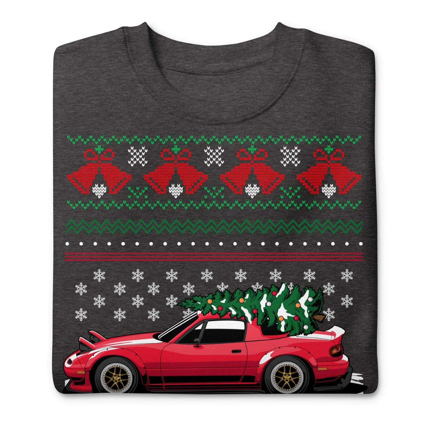 Hässlicher Weihnachtspullover - Mazda Miata - Hässlicher Weihnachtspullover - Weihnachtsgeschenk für Autofahrer, Lustiges Weihnachtsgeschenk, Miata-Geschenk, RX7-Geschenk