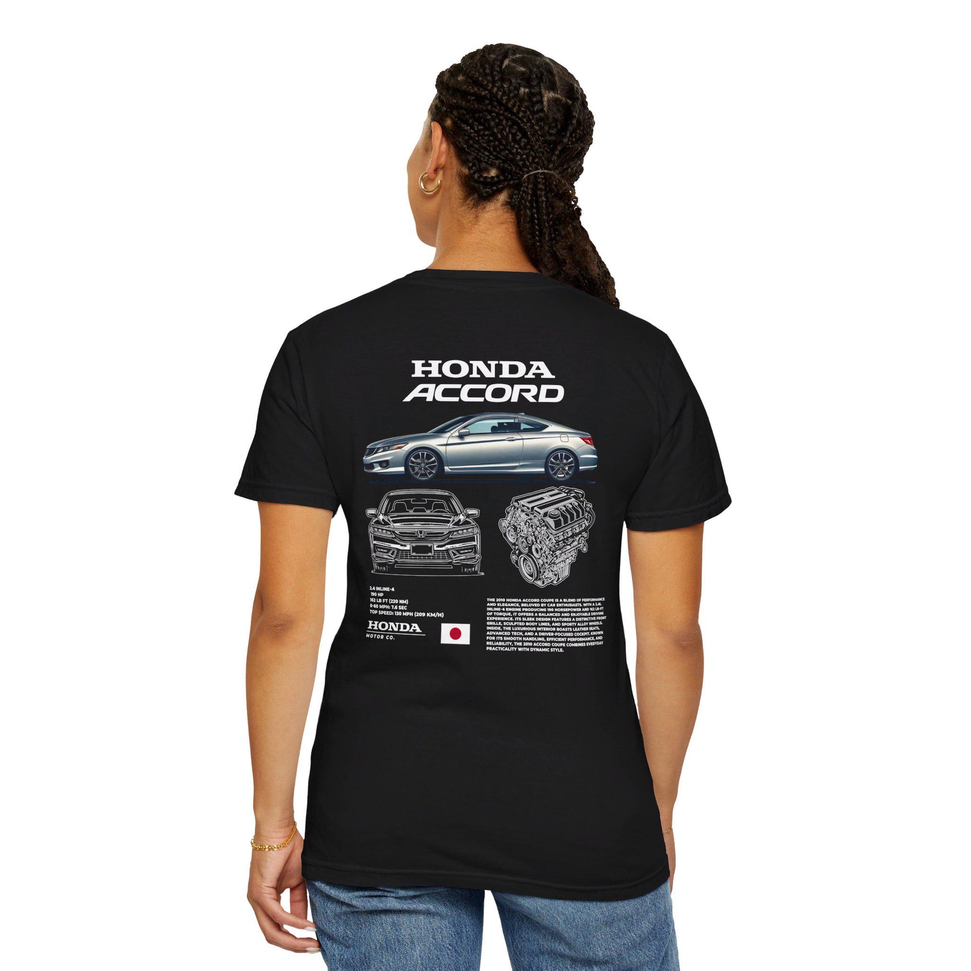 Honda Accord Coupe Spec Tee - Boosted Gear Co, JDM Classic Shirt, Cool Unisex Tee, Casual Car Top, Unique Graphic Automotive Apparel