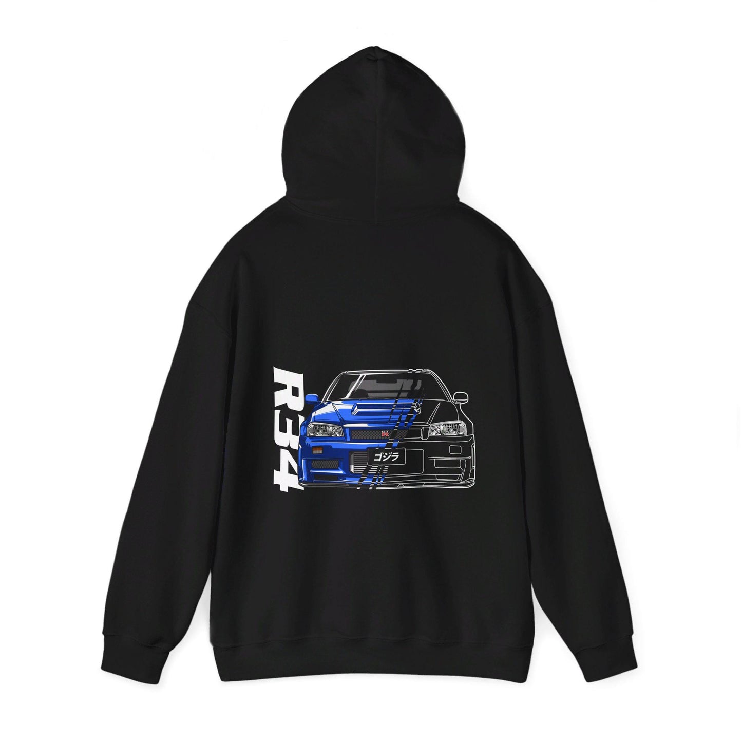 R34 POWER FRONT Unisex Heavy Blend Hoodie