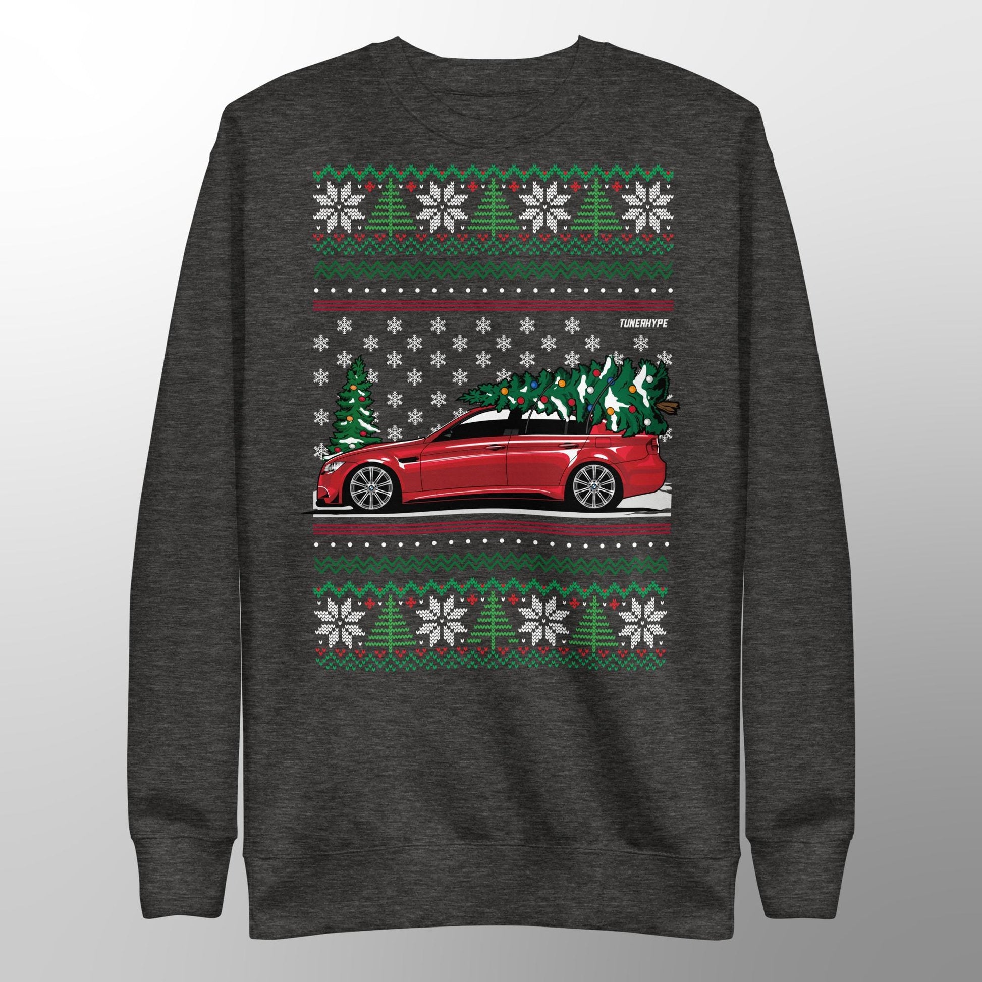 Ugly Christmas Sweater - BMW E90 M3 - Ugly Xmas Sweater - Car Guy Holiday Gift, Funny Christmas Gift, BMW Gift - M5 M3 - JDM Hoodie