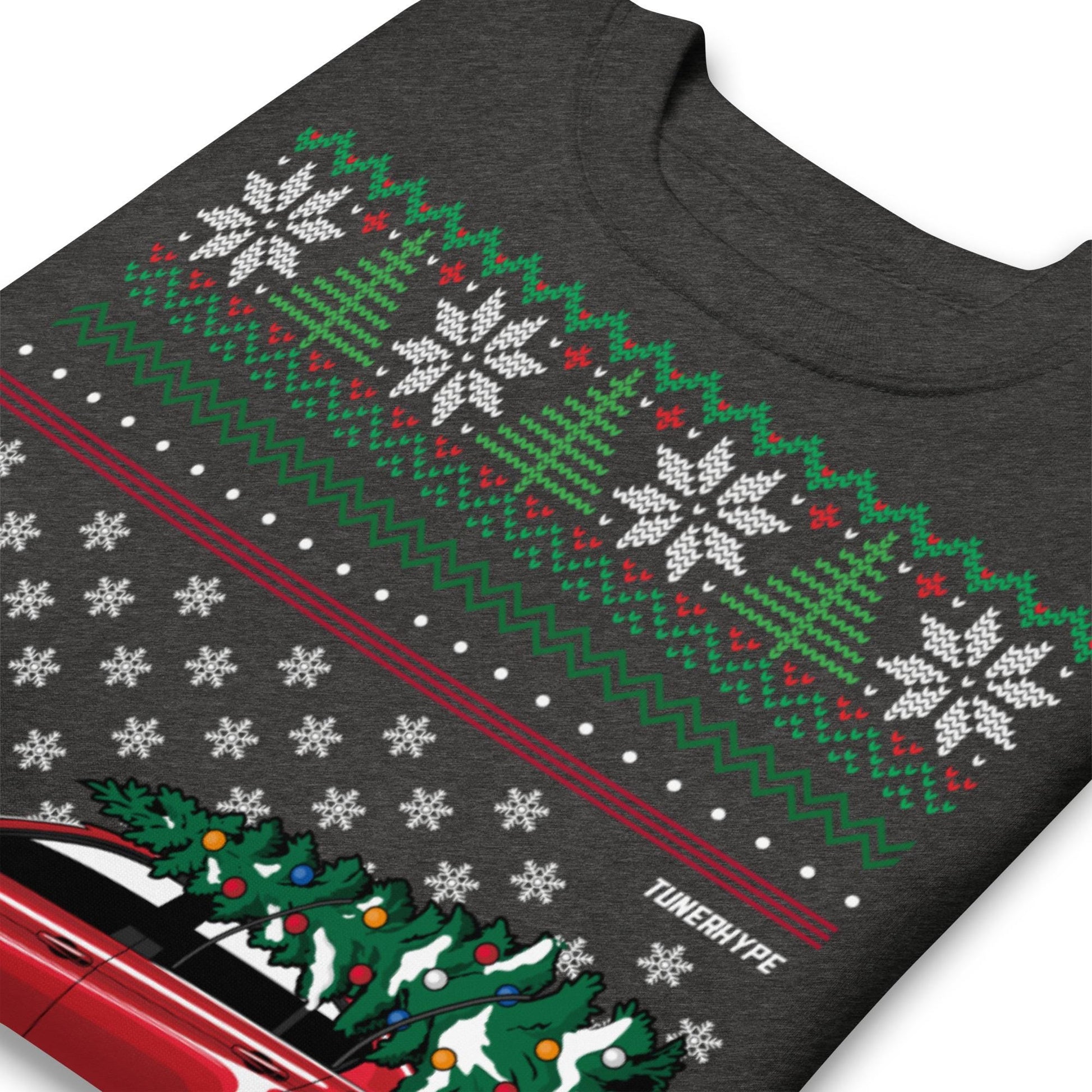 Ugly Christmas Sweater - BMW E90 M3 - Ugly Xmas Sweater - Car Guy Holiday Gift, Funny Christmas Gift, BMW Gift - M5 M3 - JDM Hoodie