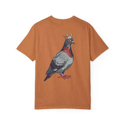 Royal Pigeon T-shirt - Boosted Gear Co, Unique Bird Art Top, Cool Unisex Tee, Casual Graphic Shirt, Quirky Animal Apparel