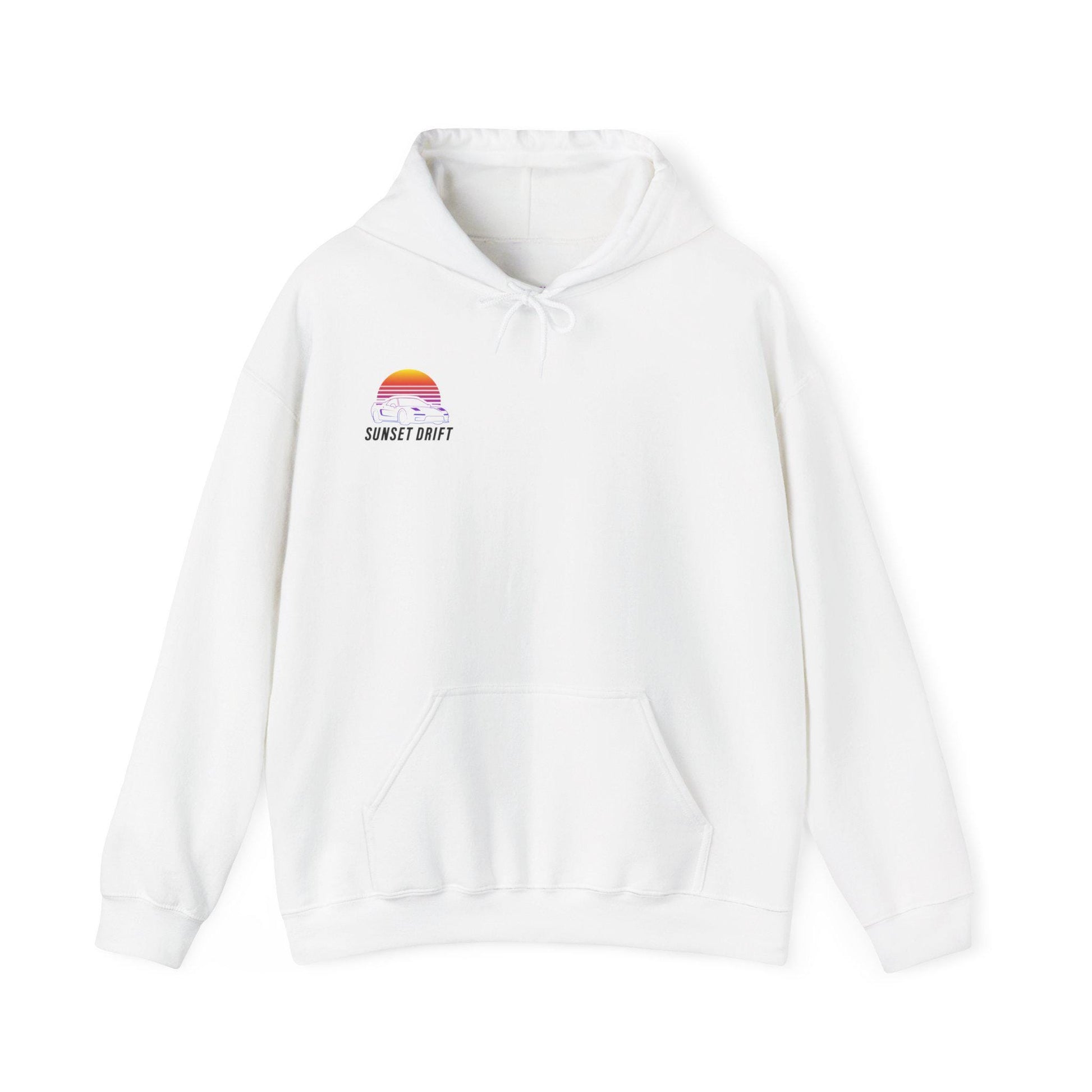 Sunset Drift Gradient Waves Hoodie