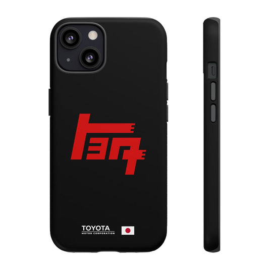 Toyota TEQ Vintage iPhone-Hülle – Klassisches Auto-Logo-Design, Retro-japanischer Stil, cooles Accessoire, einzigartige Auto-Telefonhülle