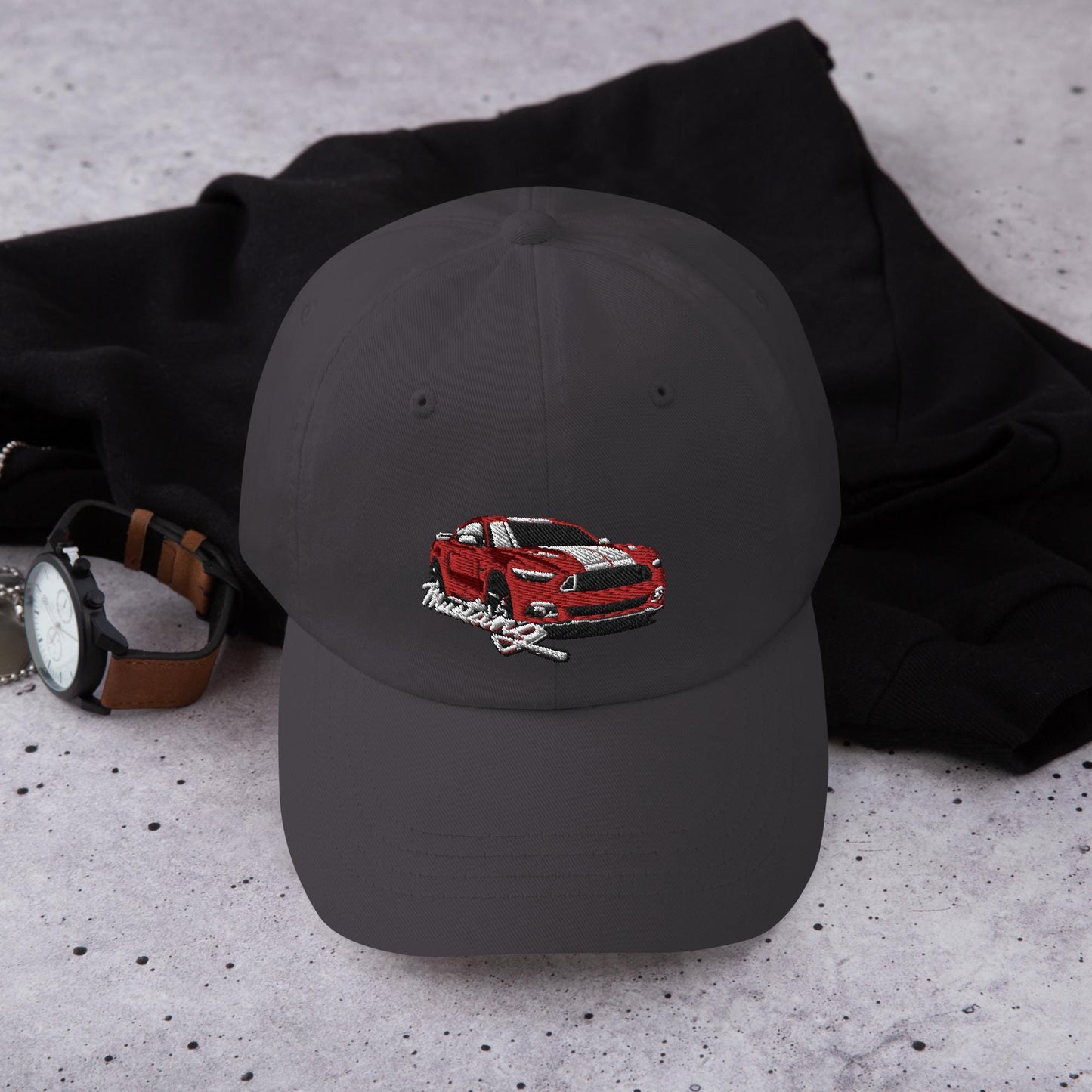 Embroidered Ford Mustang Hat