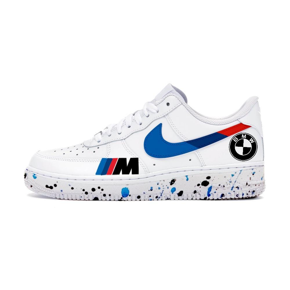 BMW Custom Sneakers, Personalized Gifts, Handmade & Handpainted Shoes