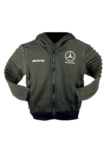 AMG Mercedes Kids' "Khaki Black Dot" Outwear_Driver_clothing